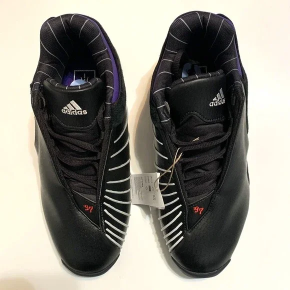 adidas TMAC 3 Restomod Raptors Black Purple Men Size 9 Basketball Shoes  GY2394 - Picture 2 of 9